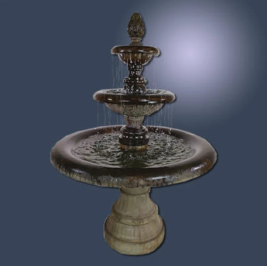 Giannini Garden Grand Newcastle Three Tier Fountain